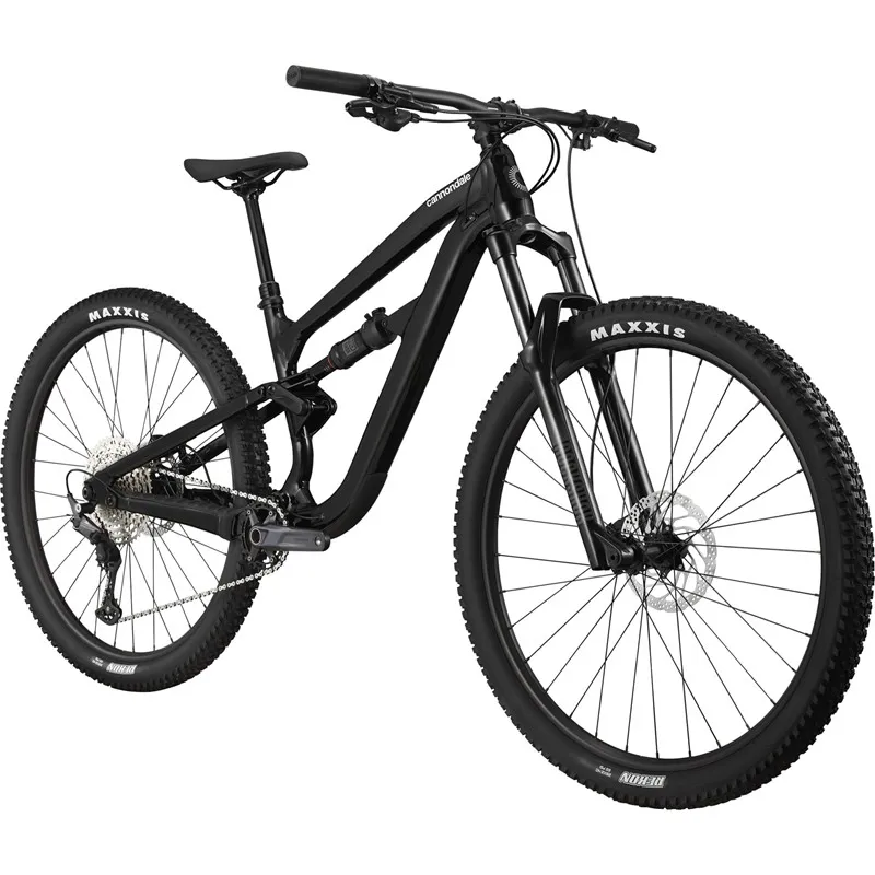 2024 Cannondale Habit 4 Full Suspension Mountain Bike - Black-1