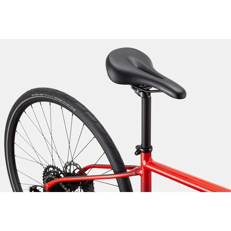 2023 Cannondale Quick Disc 4 Mens Hybrid Bike - Rally Red-3