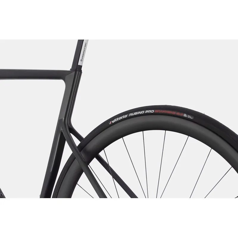 2023 Cannondale SuperSix Evo Carbon Disc 105 Di2 Road Bike - Matte Black-1