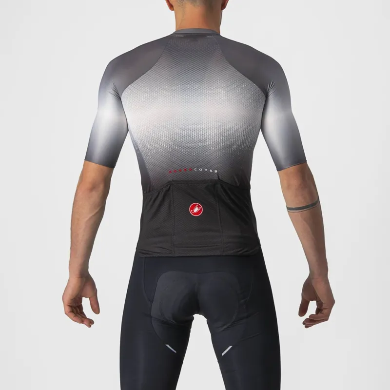 Castelli Aero Race 6.0 Mens Jersey - Light Black/Dark Grey Castelli Aero Race 6.0 Mens Jersey - Light Black/Dark Grey