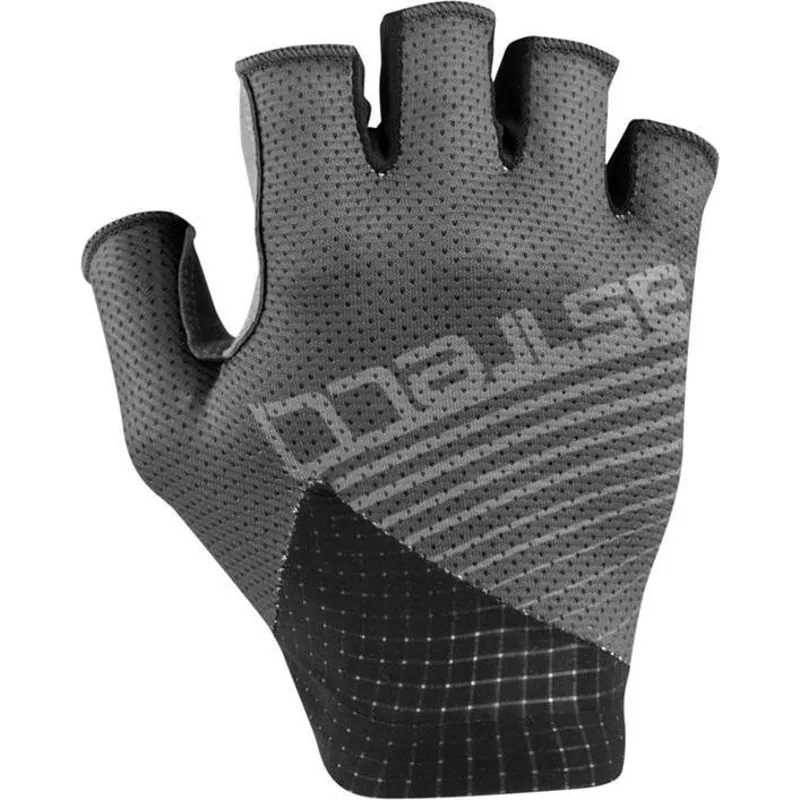 Castelli Competizione Mens Short Finger Gloves - Dark Grey