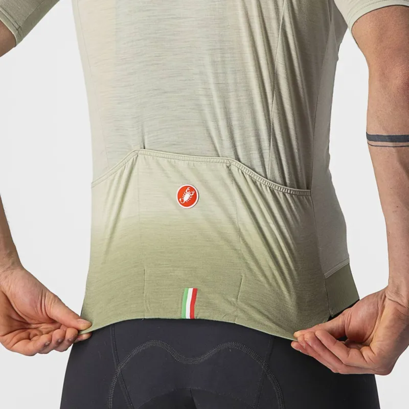 Castelli Essenza Mens Jersey - Desert Green-3