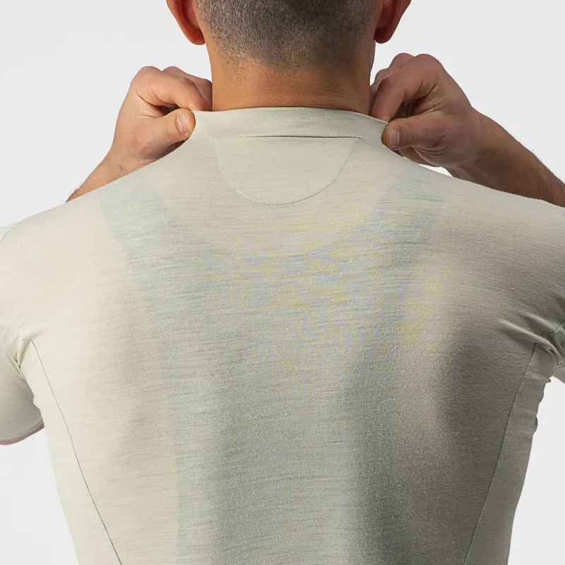 Castelli Essenza Mens Jersey - Desert Green-4