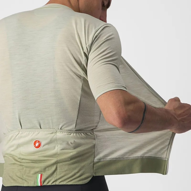 Castelli Essenza Mens Jersey - Desert Green-5