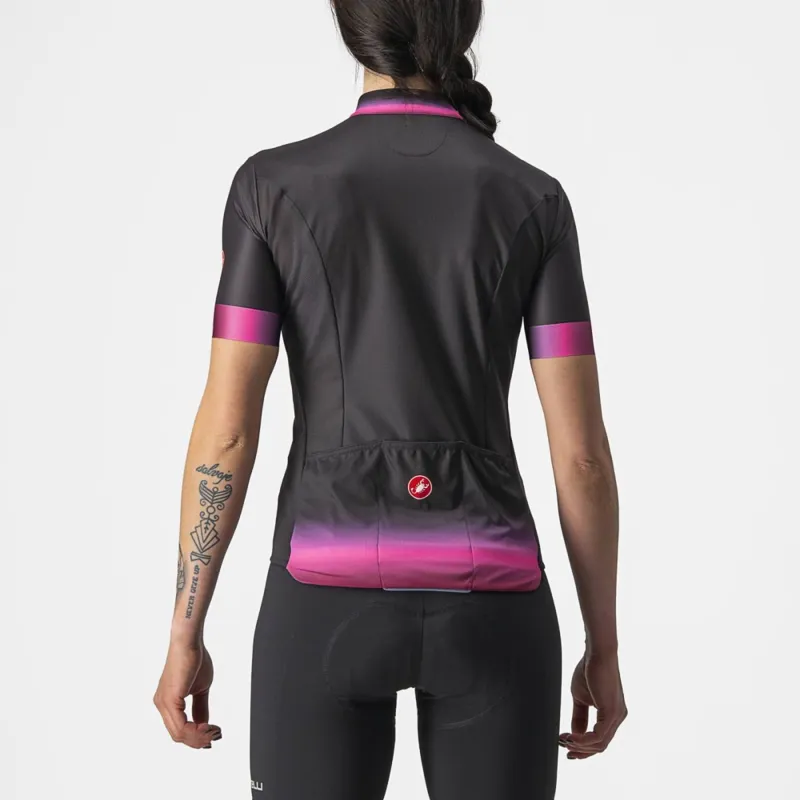 Castelli Gradient Womens Short Sleeve Jersey - Light Black - Size X-Large-1