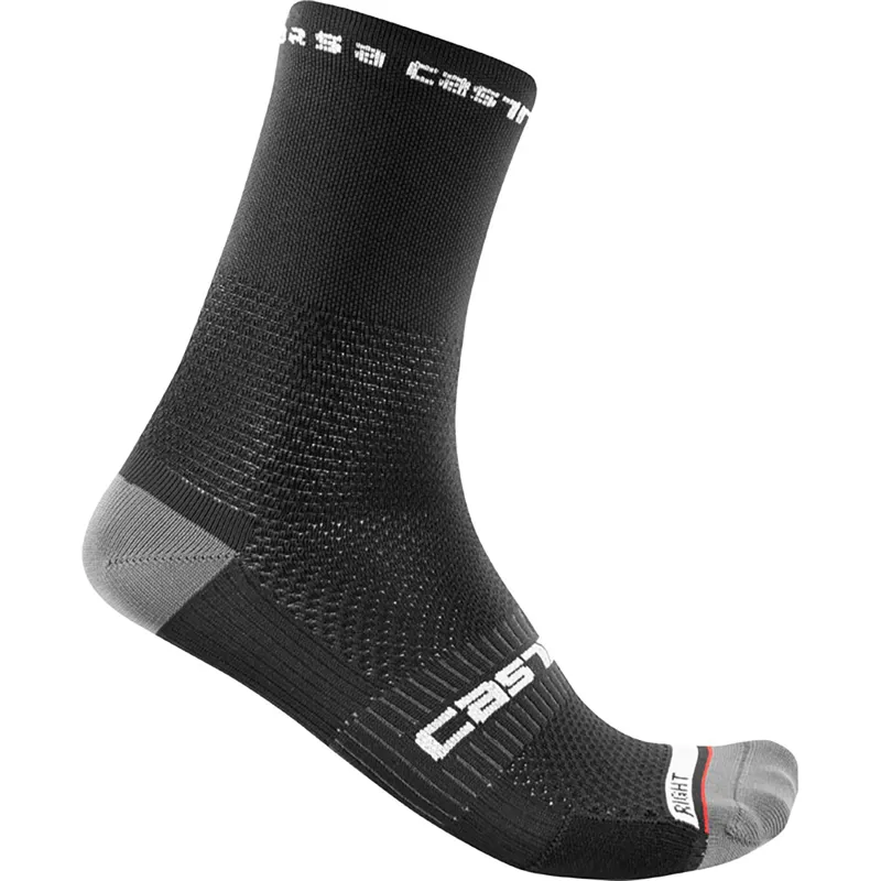 Castelli Rosso Corsa Pro 15 Cycling Socks - Black