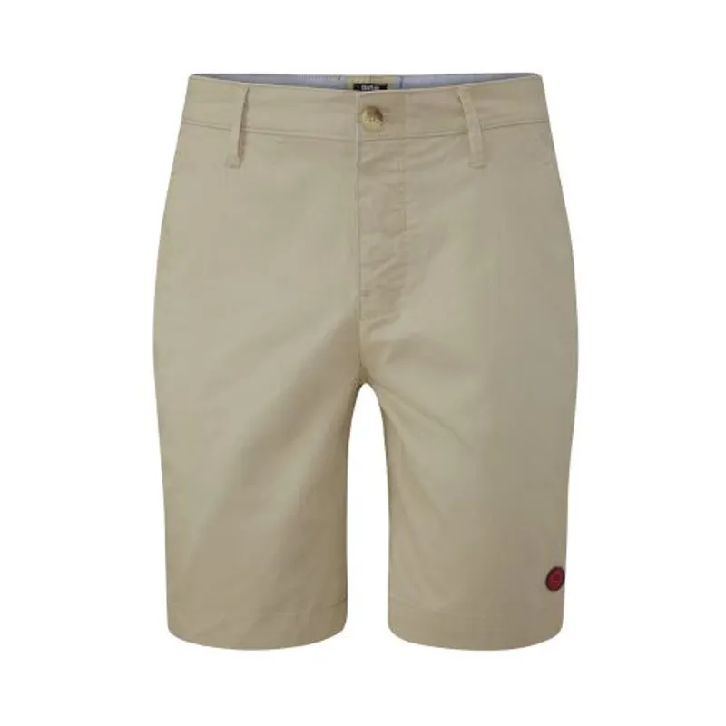 Chapeau Stretch Cotton Twill Mens Shorts - Khaki - Size Small