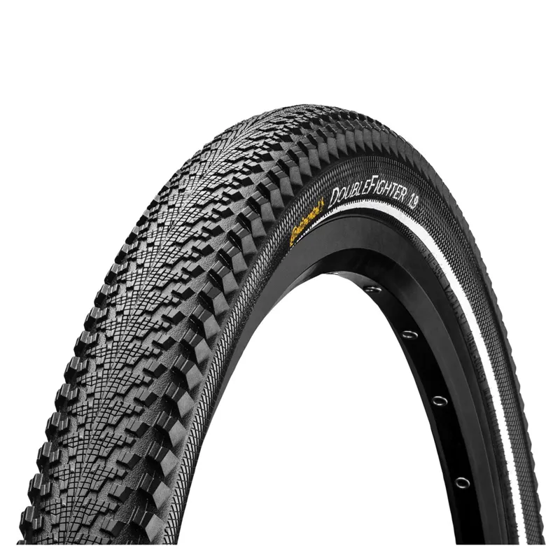 Continental Double Fighter III Reflex 700 x 35c Tyre Wire Bead - Black