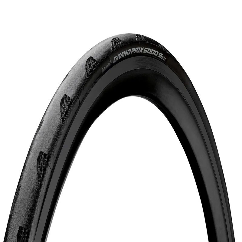 Continental Grand Prix 5000S 700c Tubeless Ready Tyre Foldable BlackChili Compound Black
