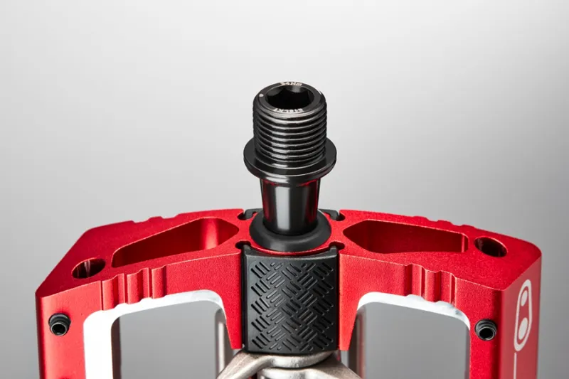 Crankbrothers Mallet DH MTB Clip-In Pedals - Red-2