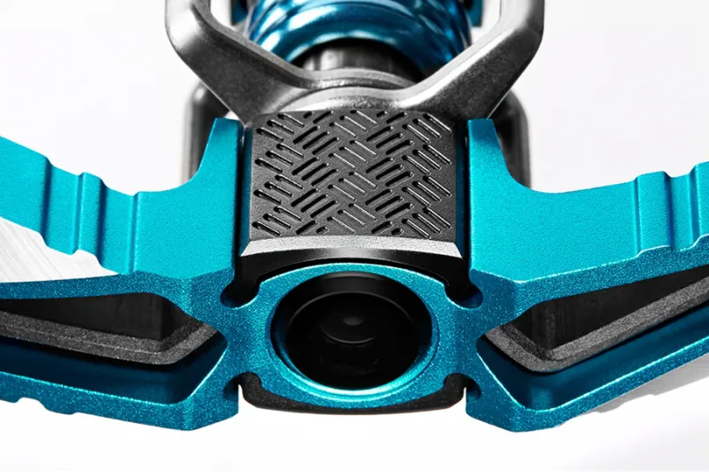 Crankbrothers Mallet E MTB Pedal Long 57mm - Black/Blue-4