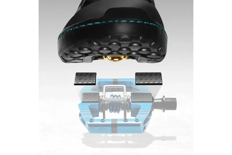 Crankbrothers Mallet E MTB Pedal Long 57mm - Black/Blue-5