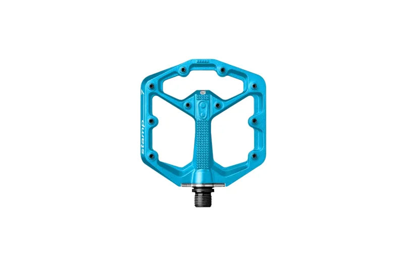 Crankbrothers Stamp 7 Flat Mountain Bike Pedal - Blue-1