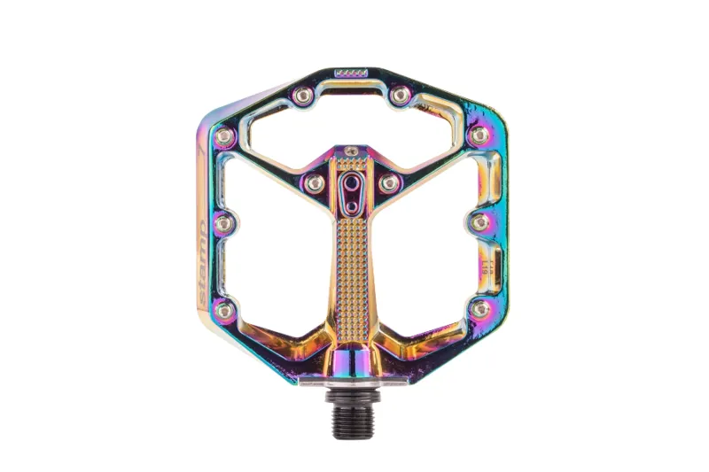 Crankbrothers Stamp 7 Flat Mountain Bike Pedal - Oil Slick Edition