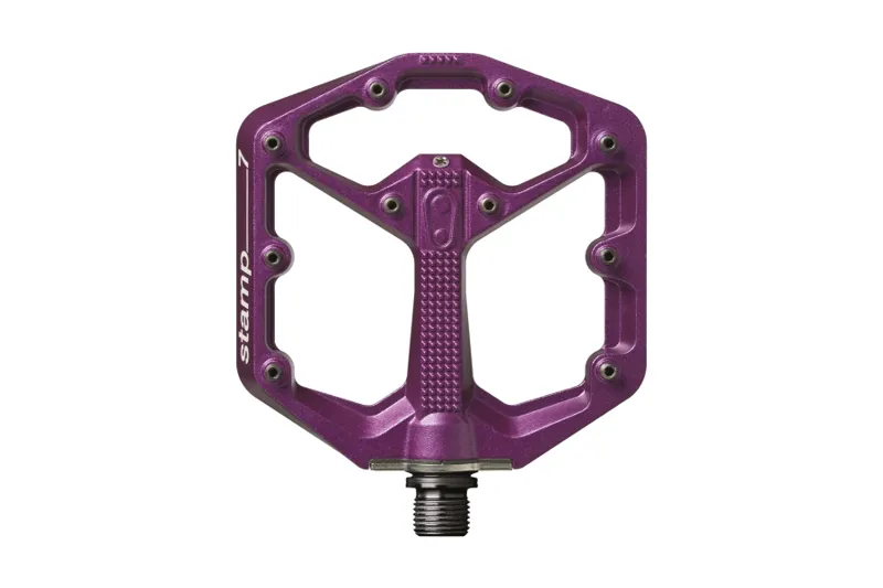Crankbrothers Stamp 7 Flat Mountain Bike Pedal - Purple-1