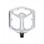Crankbrothers Stamp 7 Flat Mountain Bike Pedals - Silver