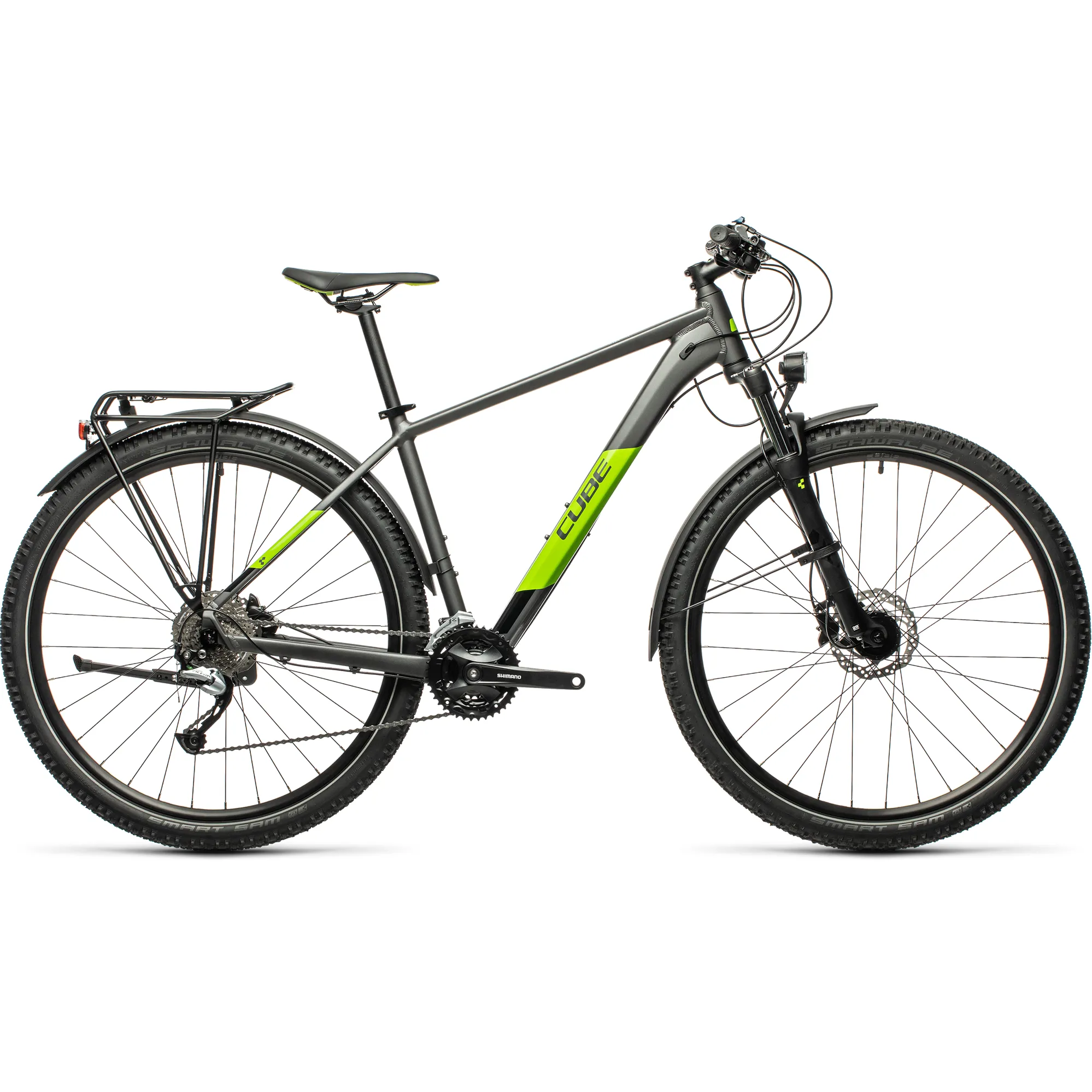 2021 Cube Aim SL Allroad Hardtail Mountain Bike Grey Green