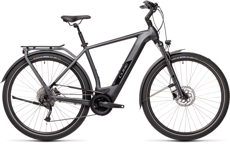2021 Cube Kathmandu Hybrid One 625 Electric Hybrid Bike - Iridium/Black