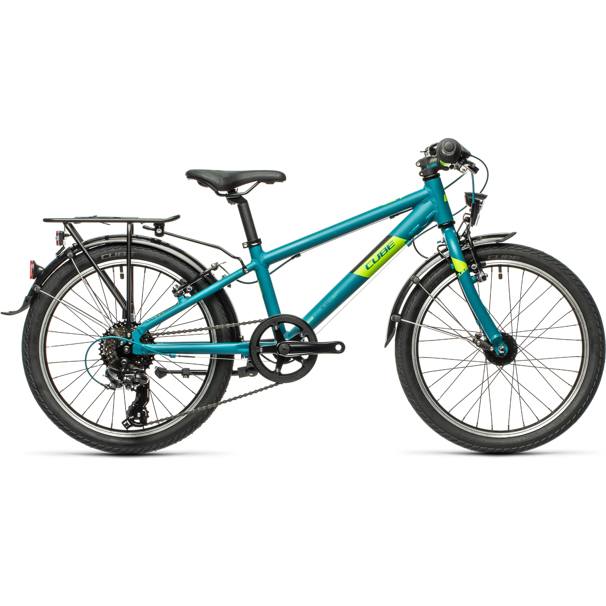 2021 Cube Kid 200 Street Kids Bike Petrol Green