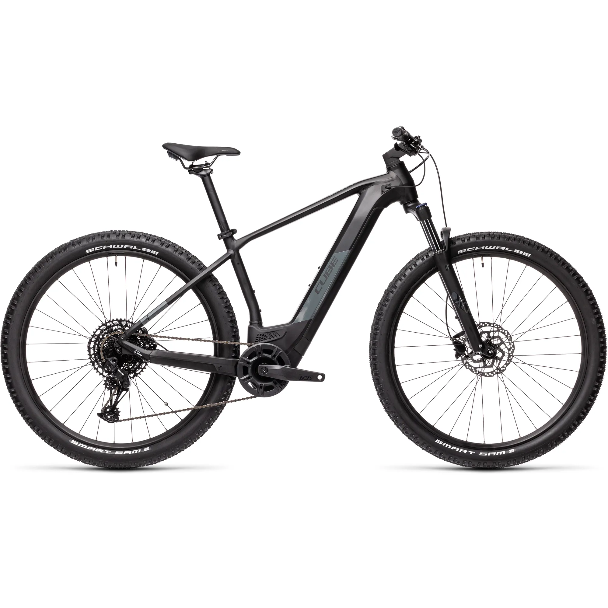 2021 Cube Reaction Hybrid Pro 500 Electric Mountain Bike Black