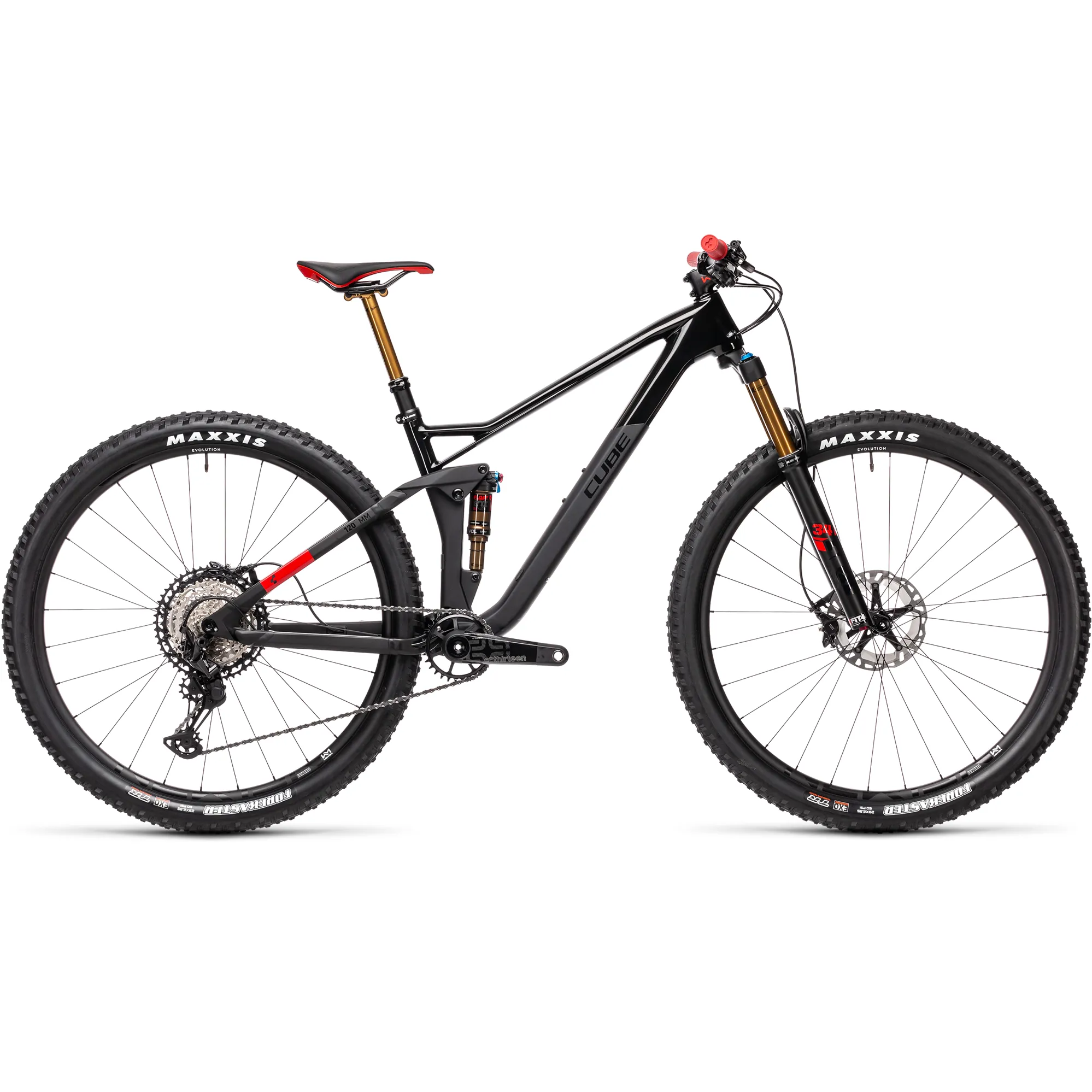 2021 Cube Stereo 120 HPC SLT 29 Full Suspension Mountain Bike