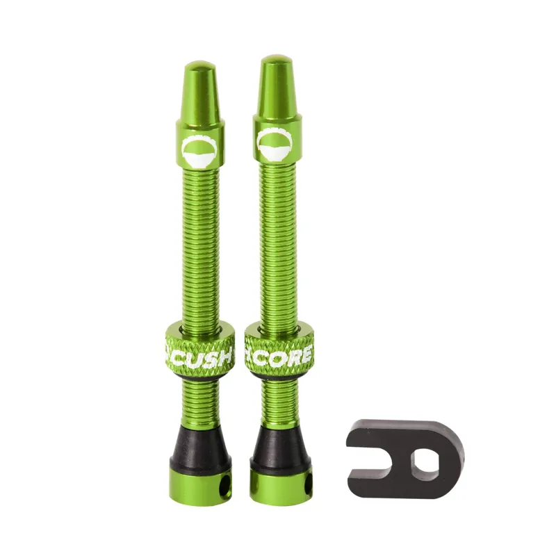 CushCore Tubeless Valves - 55mm Green