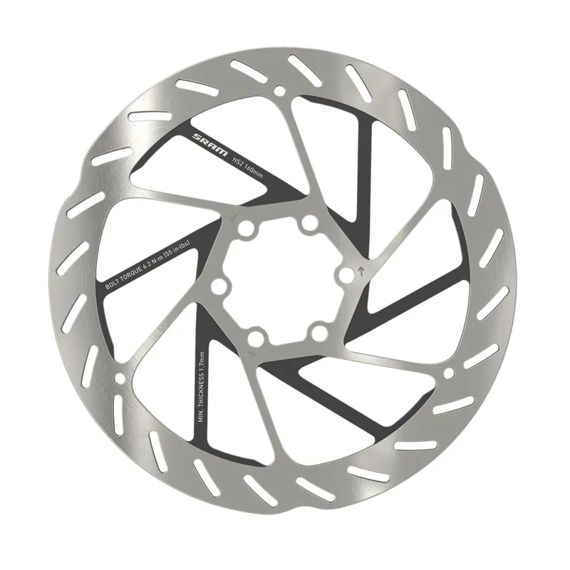 SRAM Rotor HS2 6-Bolt Rounded - Silver