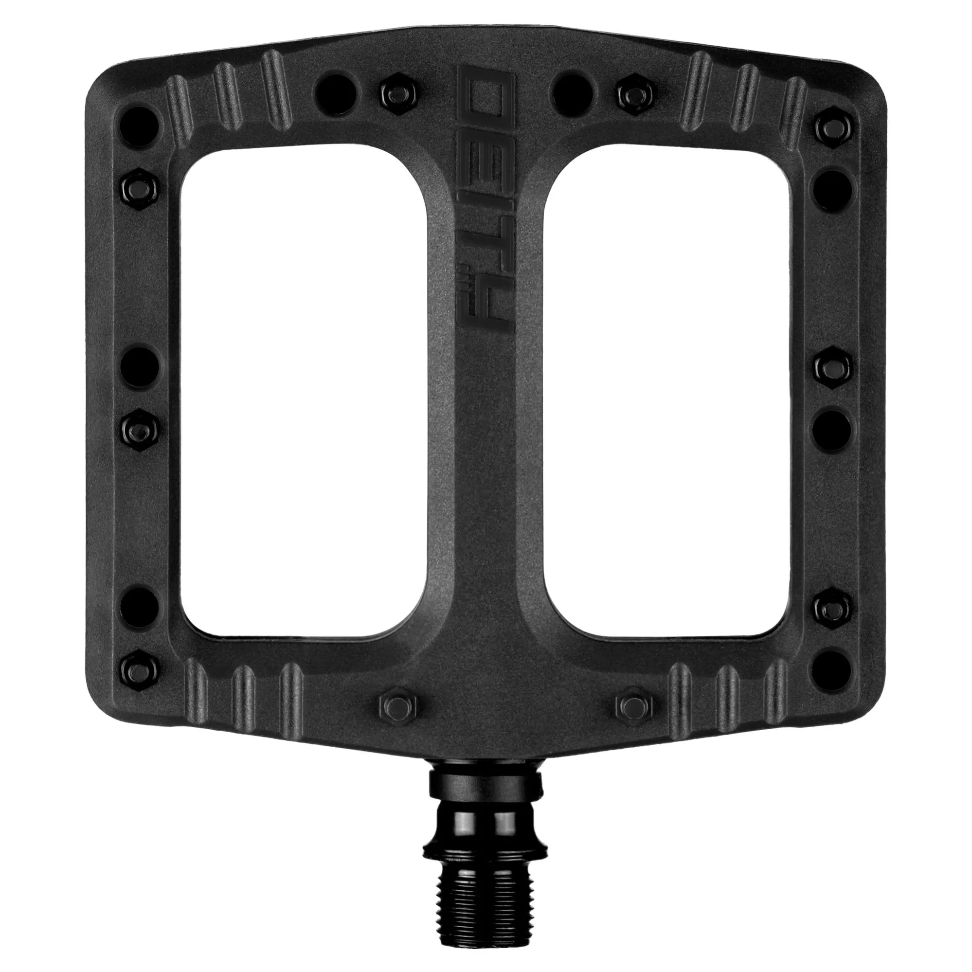 Deity DefTrap Flat Mountain Bike Pedals Black - Main Image