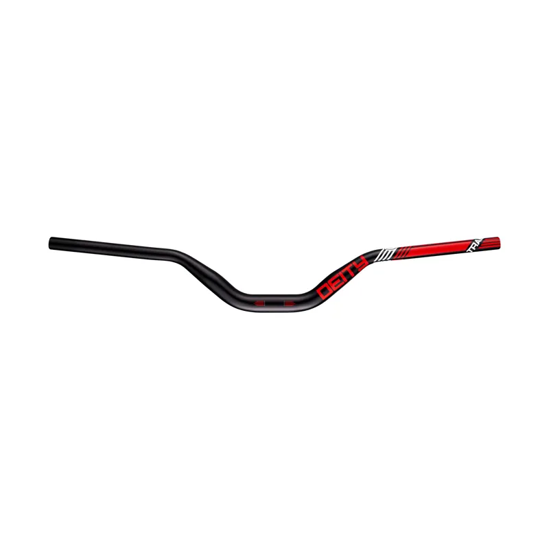 Deity Highside 760 Aluminium Handlebar 31.8mm Bore 80mm Rise 760mm - Red