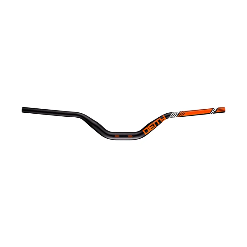 Deity Highside 760 Aluminium Handlebar 31.8mm Bore 80mm Rise 760mm - Orange