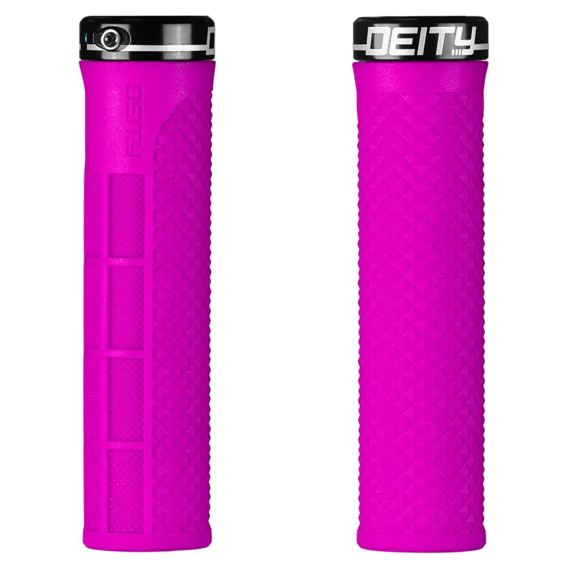 Deity LockJaw Handlebar Grips Pink