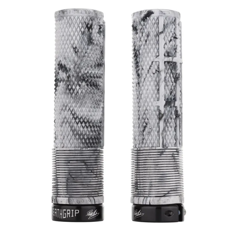 DMR Brendog DeathGrip Flangless Handlebar Grips - Snow Camo