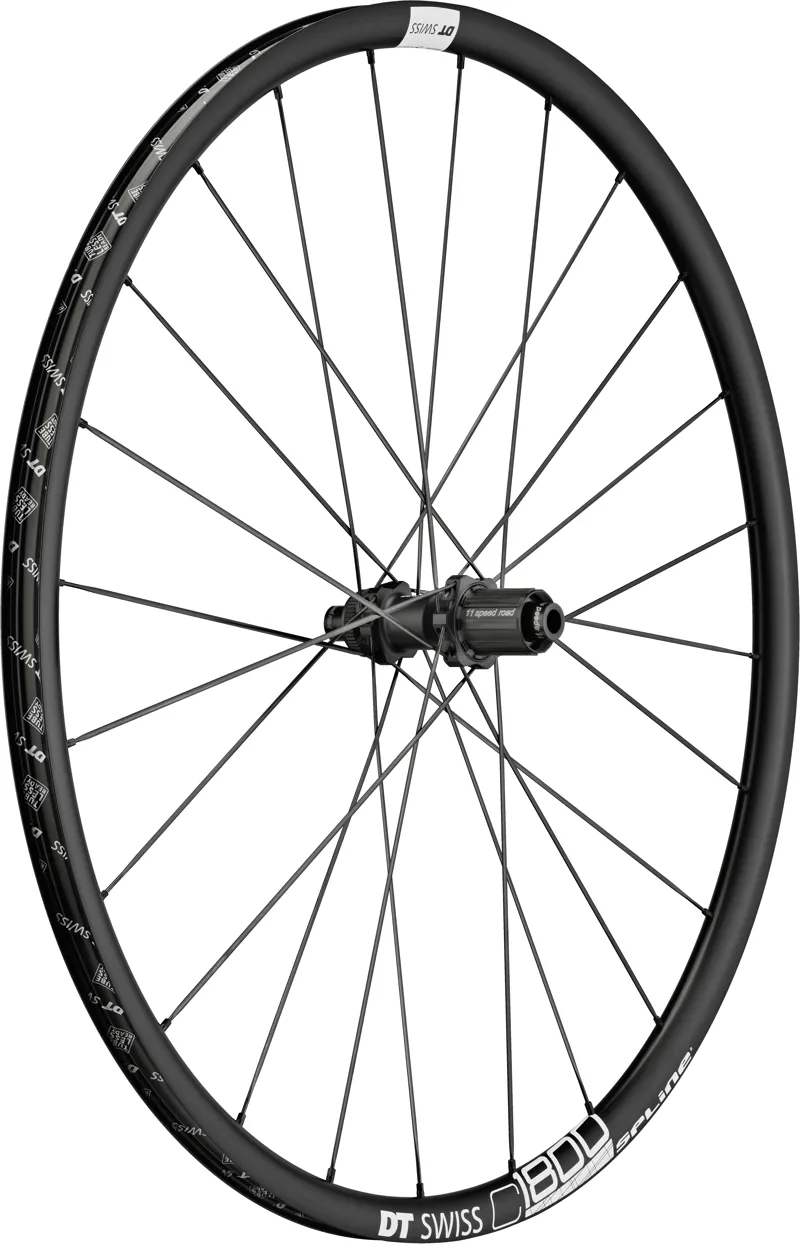 DT Swiss C 1800 Spline Disc Brake Rear Wheel Clincher 23 x 22mm - Black