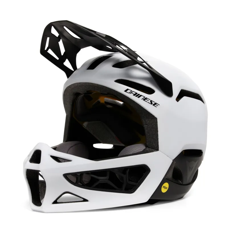 Dainese Linea 01 Full Face MTB Helmet with MIPS - White/Black