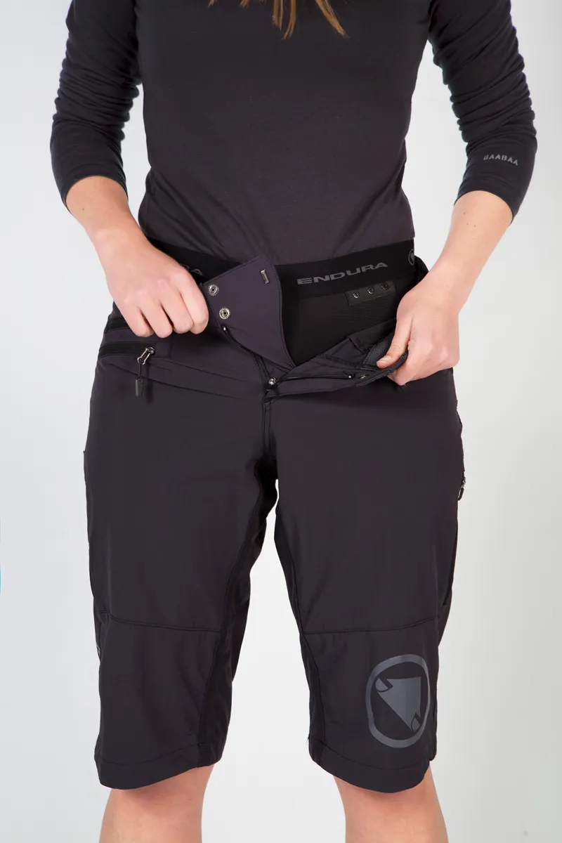 Endura Clickfast Womens Padded Liner - Black - Size Small-3