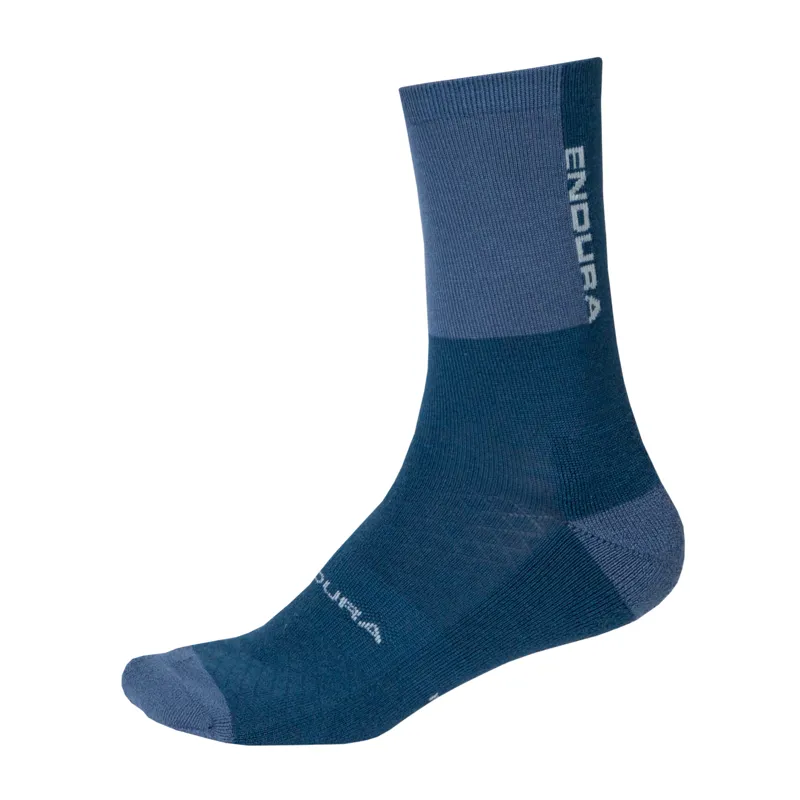 Endura BaaBaa Merino Winter Cycling Sock - Blueberry