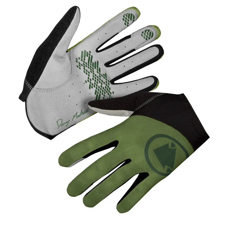 Endura Hummvee Lite Icon Glove - Olive Green - Size Small
