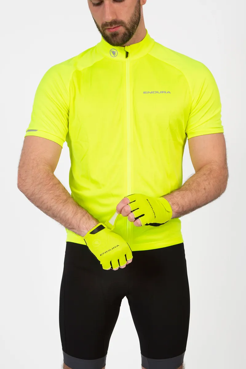 Endura Xtract Cycling Mitt - Hi-Viz Yellow - Size Small-1