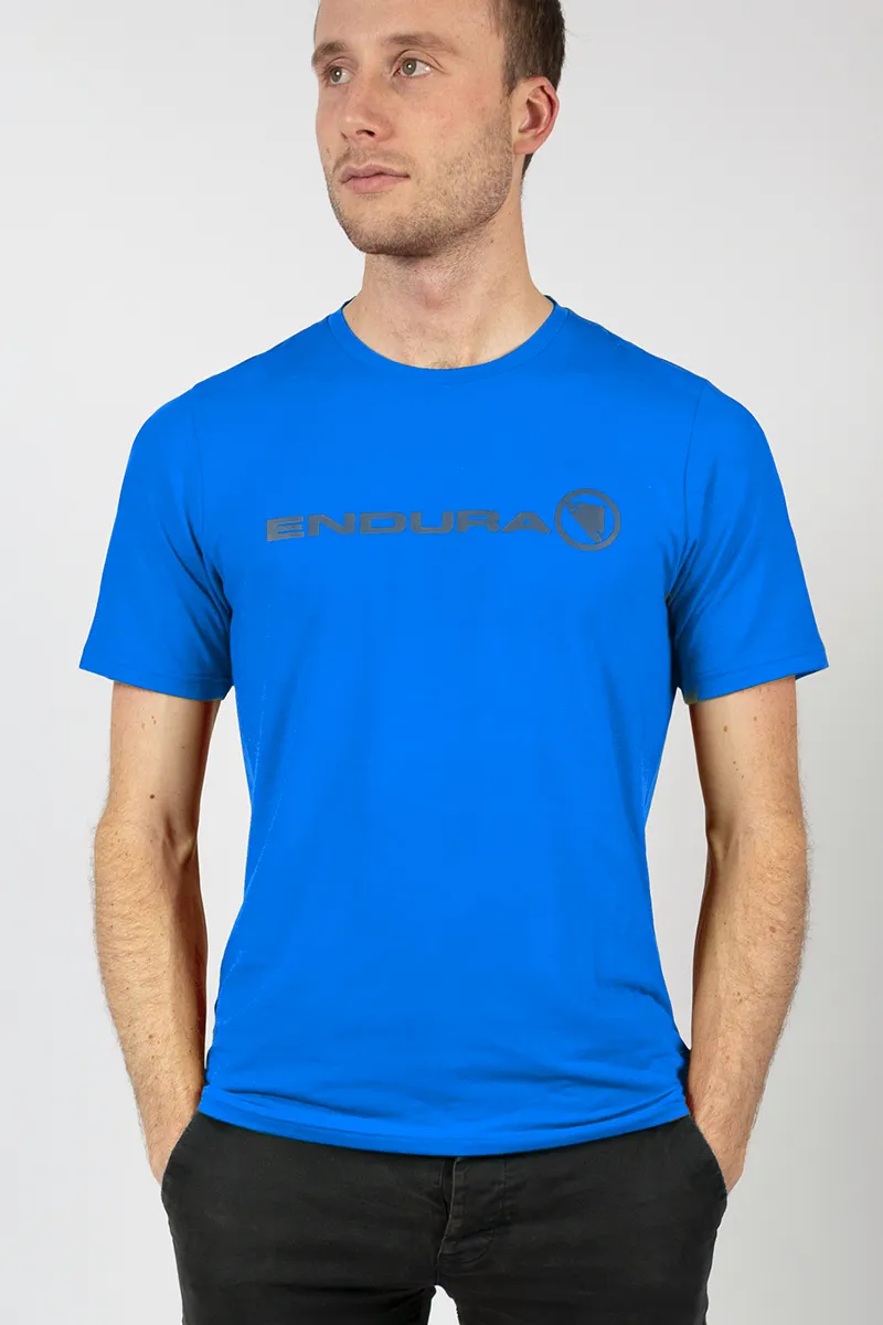 Endura One Clan Light Mens T-Shirt - Hi-Viz Blue-1