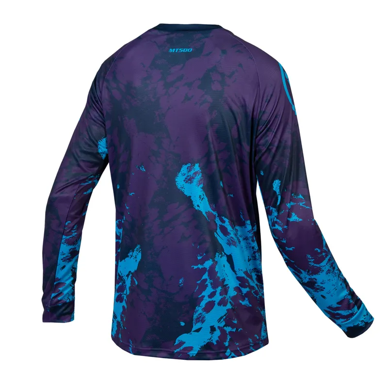 Endura MT500 Animo Mens Long Sleeve Tee - Electric Blue-1