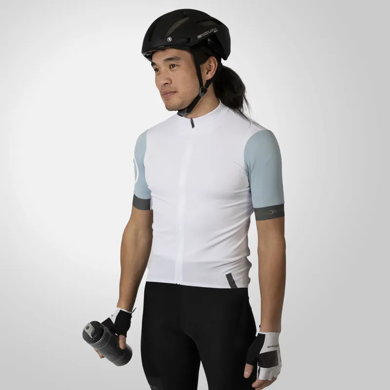 Endura FS260 Mens Short Sleeve Jersey - White - Size X-Small-2