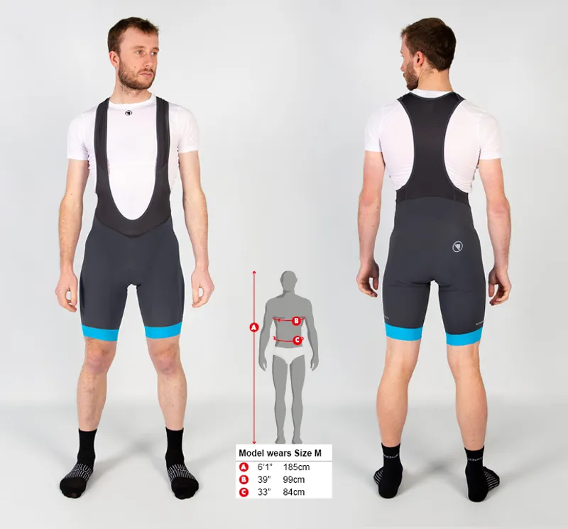 Endura Xtract Lite Mens Cycling Bib Shorts - Grey-1