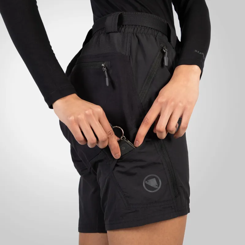 Endura Hummvee Womens Short with Liner - Black-6