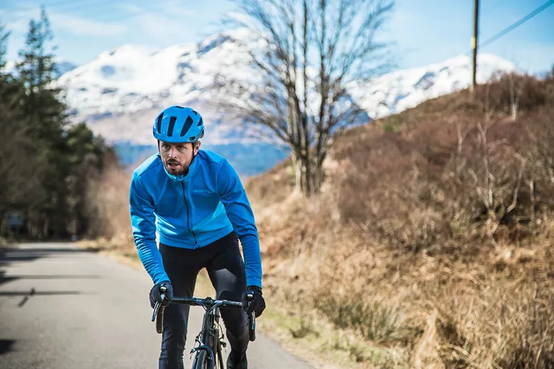 Endura Pro SL Thermal II Windproof Mens Jacket - Hi-Viz Blue-4