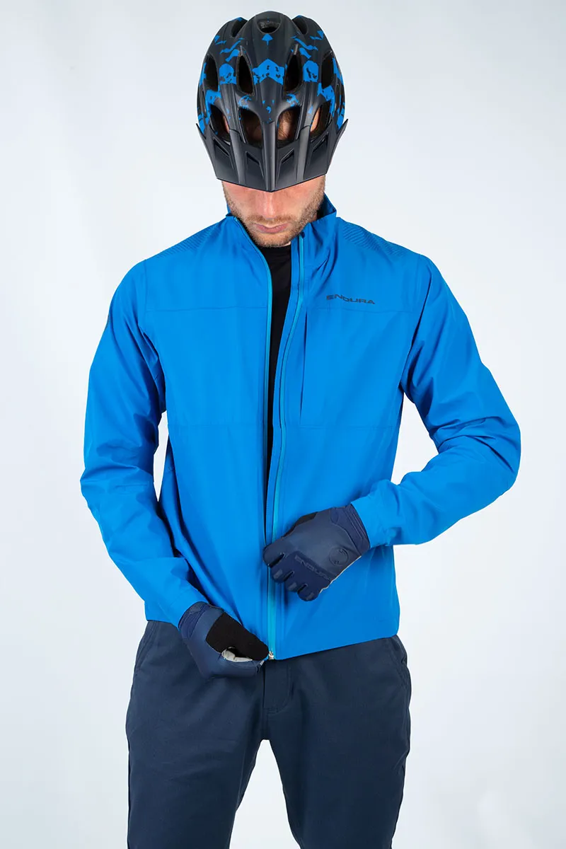 Endura Hummvee Lite Waterproof Mens Jacket II - Azure Blue-2