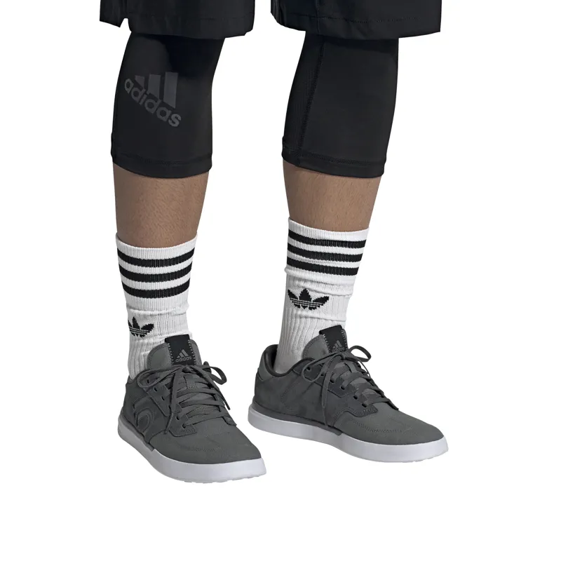 Five Ten Sleuth Mens Mountain Bike Shoes - Grey Five/Grey Four/White-2