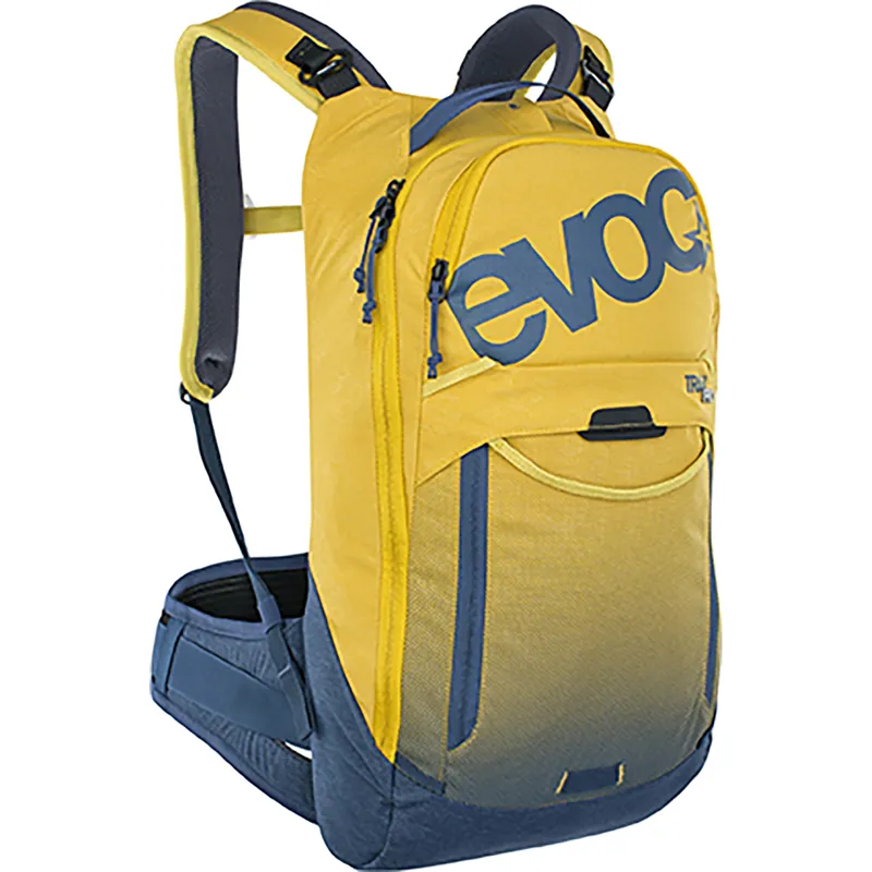 Evoc Trail Pro 10L Protector BackPack - Curry/Denim