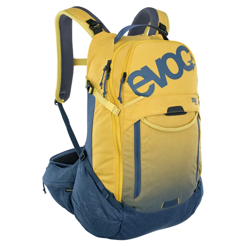 Evoc Trail Pro Protector 26L BackPack - Curry/Denim
