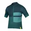 Endura FS260 Print Mens Short Sleeve Road Cycling Jersey - Emerald Green