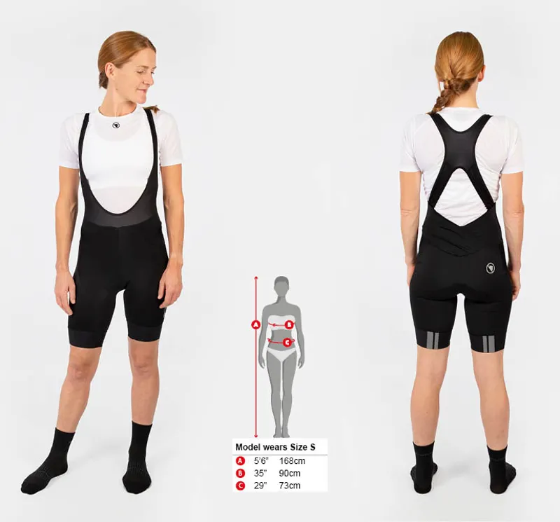 Endura FS260 Womens Bib Short DS - Aubergine - Size X-Small-4